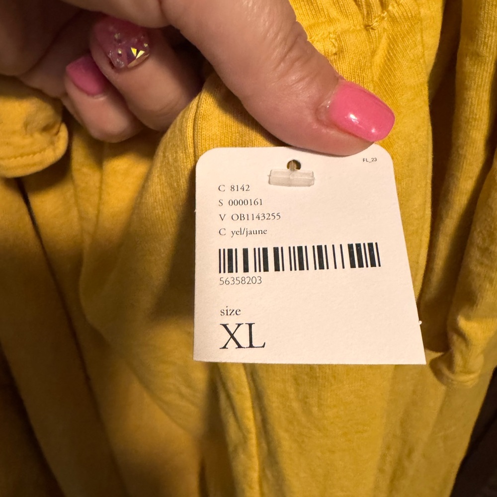 NWT Free People - Sorrento Midi Dress Size - XL, Mustard - Picture 6 of 7